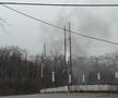 Incendiu la un kilometru de stadion înainte de Oțelul - FCSB
