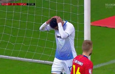 FCSB - CRAIOVA // FOTO Ocazie agonizantă a oltenilor: barele au oprit golul lui Baiaram