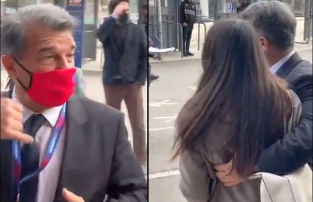 VIDEO Gluma neinspirată a lui Joan Laporta a cauzat un scandal în Spania: „Sună-mă când împlinești 18 ani!”