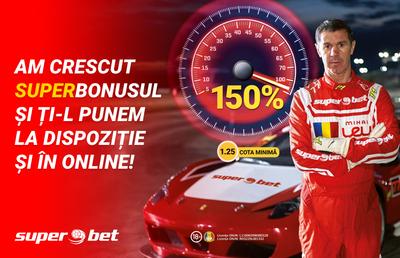 Câștigă bani în plus cu fiecare meci adăugat pe bilet! La 25 de evenimente ai bonus 150%. Beneficiază de el și în online!