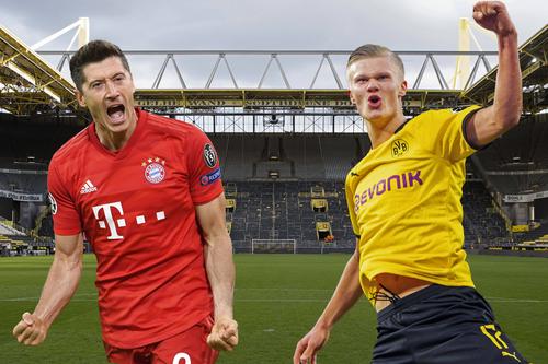 Robert Lewandowski și Erling Haaland FOTO Imago