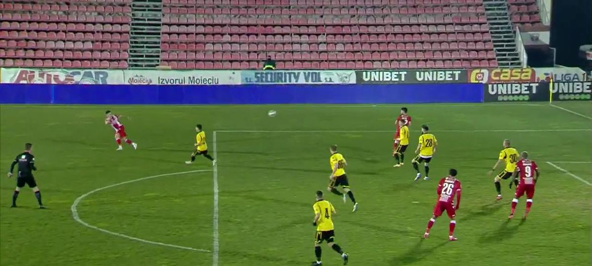 FOTO Supergol în FC Voluntari - Dinamo! Execuție splendidă reușită de Steliano Filip