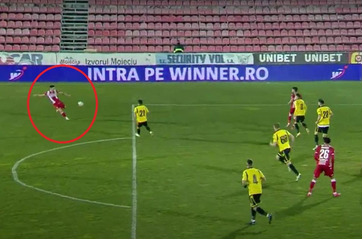 FOTO » Supergol în FC Voluntari - Dinamo! Execuție splendidă reușită de Steliano Filip