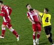 Moment violent! L-a luat de gât pe teren și a văzut „ROȘU” direct