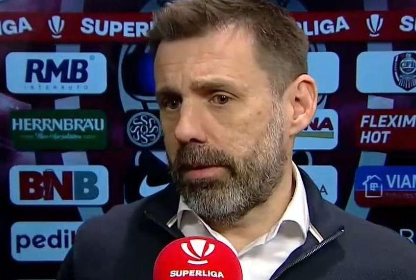 Hermannstadt a învins-o pe Dinamo, scor 3-0, în prima rundă din play-out-ul Superligii. Zeljko Kopic, antrenorul „câinilor”, a recunoscut superioritatea adversarilor.