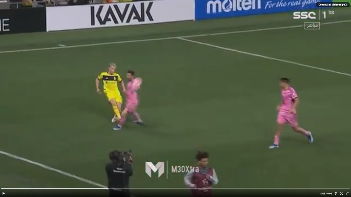Faultul criminal comis asupra lui Lionel Messi