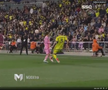 Faultul criminal comis asupra lui Lionel Messi / Foto: captură de ecran SSC 1