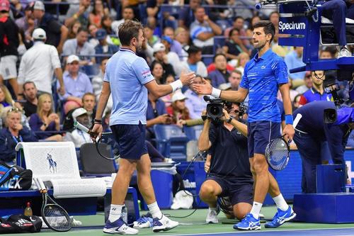 Stan Wawrinka și Novak Djokovic