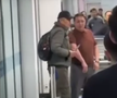 Bărbat amenințător, dezarmat de un fost boxer în aeroport