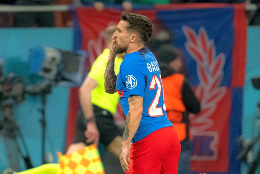 Alexandru Băluță în FCSB - Lyon, foto: Imago Images