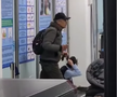 Bărbat amenințător, dezarmat de un fost boxer în aeroport