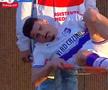 Marius Briceag, scos cu targa de pe teren în FC Argeș - Slobozia