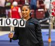 Ana Bărbosu, față în față cu Jordan Chiles // foto: Imago