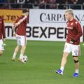 Mutare de ultimă oră în Superligă! Rapid și-a cedat jucătorul la o rivală din play-off / Gabriel Gheorghe, în stânga // foto: Ionuț Iordache (GSP)