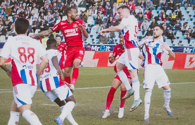Oțelul - FC Hermannstadt, dezastru pentru gazde » 3 goluri anulate și 3 cartonașe roșii