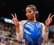 Ana Bărbosu, față în față cu Jordan Chiles // foto: Imago