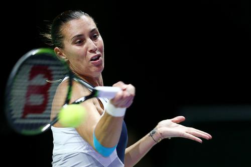 Flavia Pennetta a jucat ultima oară la Turneul Campioanelor în 2015 FOTO Guliver/GettyImages