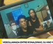 Ronaldinho a aflat că va pleca din închisoare printr-un apel video // sursă foto: captură YouTube @ ABC TV Paraguay