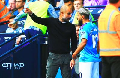Kun Aguero îl „ceartă” pe Guardiola: „Pep, ți-am zis să îl folosești! E favoritul meu, ți-am spus”