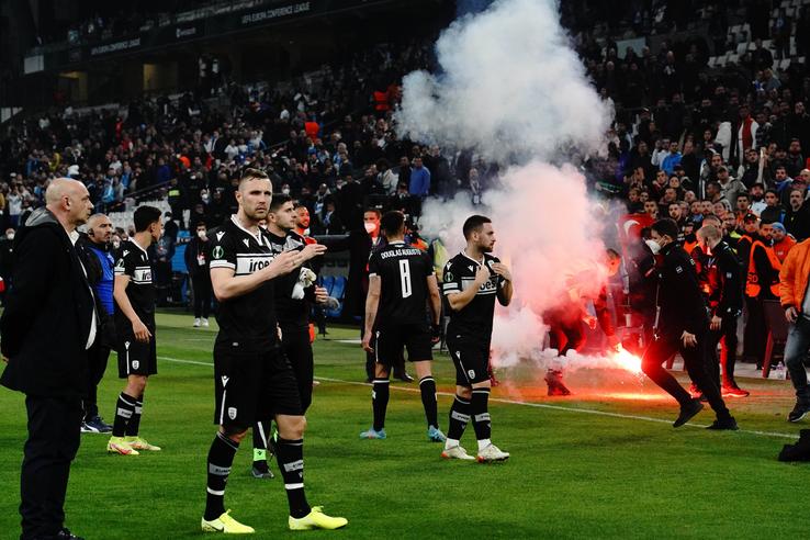 PAOK a pierdut joi seară, la Olympique Marseille, 1-2, foto: Imago