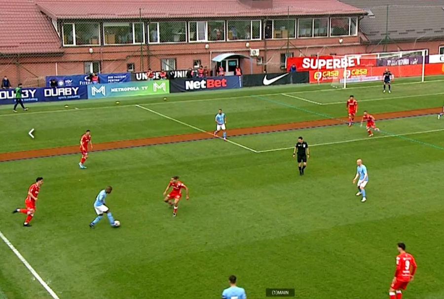 Aliji era în ofsaid în momentul pasei Au bătut recordul în camera VAR! » NOUĂ minute de așteptare într-una dintre cele mai bizare faze din Liga 1
