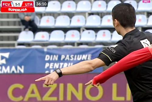 Golul lui Nemec din Voluntari - UTA a fost anulat