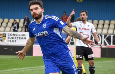 U Cluj - FCU Craiova 1-3 » Meci decis încă de la pauză de hattrick-ul lui Chițu! Clasamentul ACUM