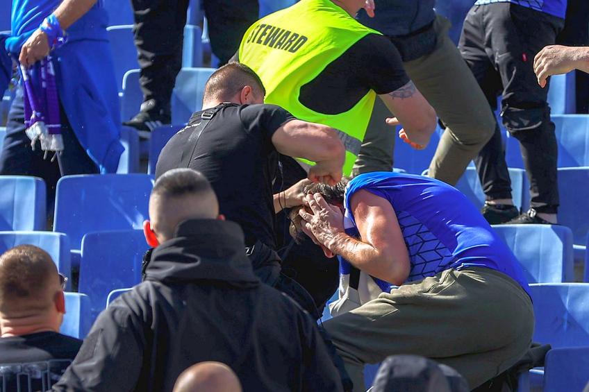 Au fost momente de panică și scene reprobabile la derby-ul Sofiei de duminică, Levski - CSKA, scor 0-2.