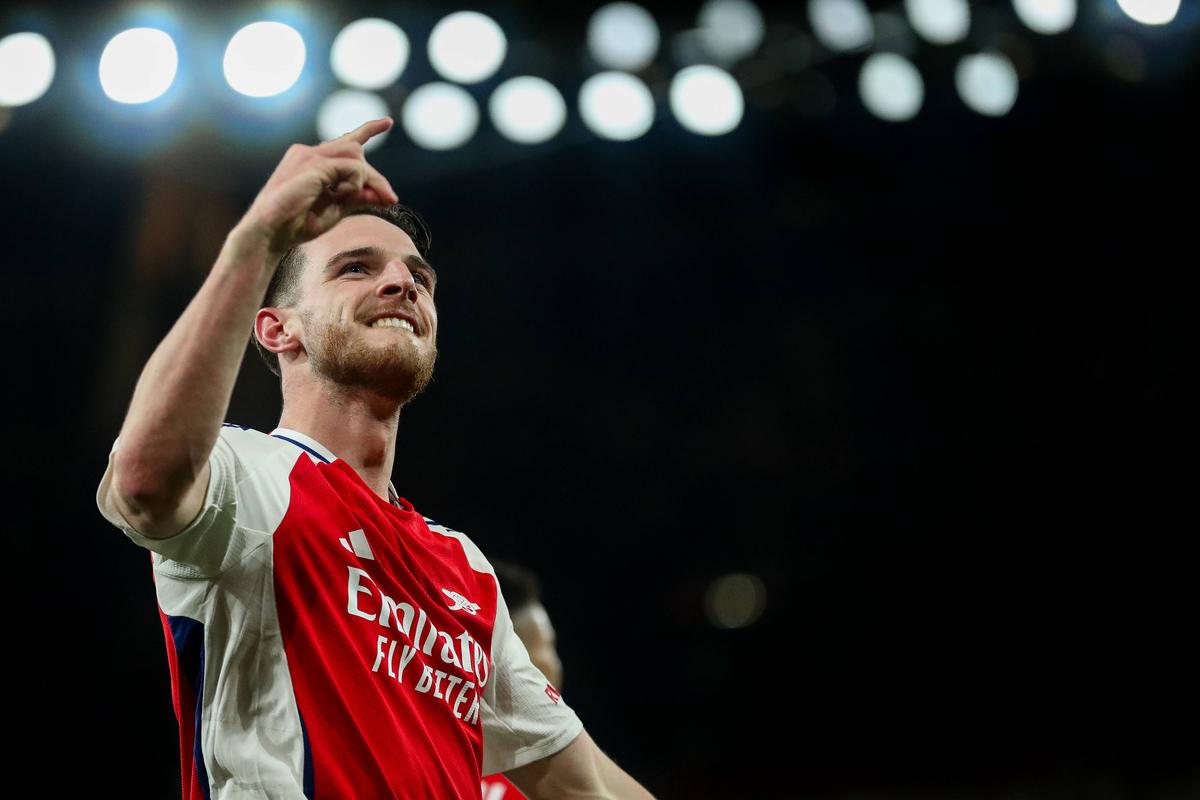 Imaginile care nu s-au văzut la TV în Arsenal – Real Madrid » Indicația de pe bancă ignorată de Declan Rice