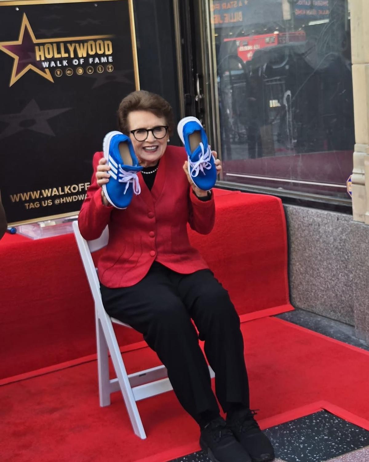 Billie Jean King a primit o stea pe Hollywood Walk of Fame: „Știu că sunt prima femeie, dar sper să nu fiu ultima”