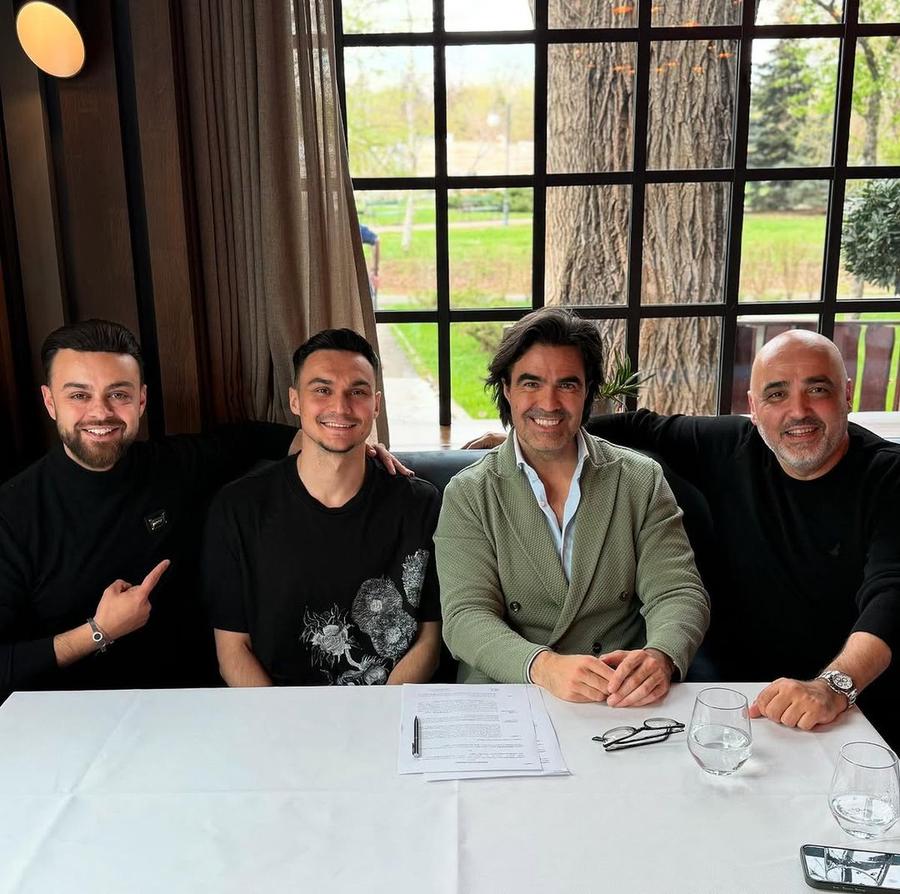 Sursă foto: Instagram Federico Pastorello Adrian Șut a semnat! I s-a alăturat lui Florinel Coman: „Un călduros bun venit în familie”