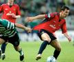 Marius Niculae, pe vremea când rupea plasele porților adverse la Sporting
