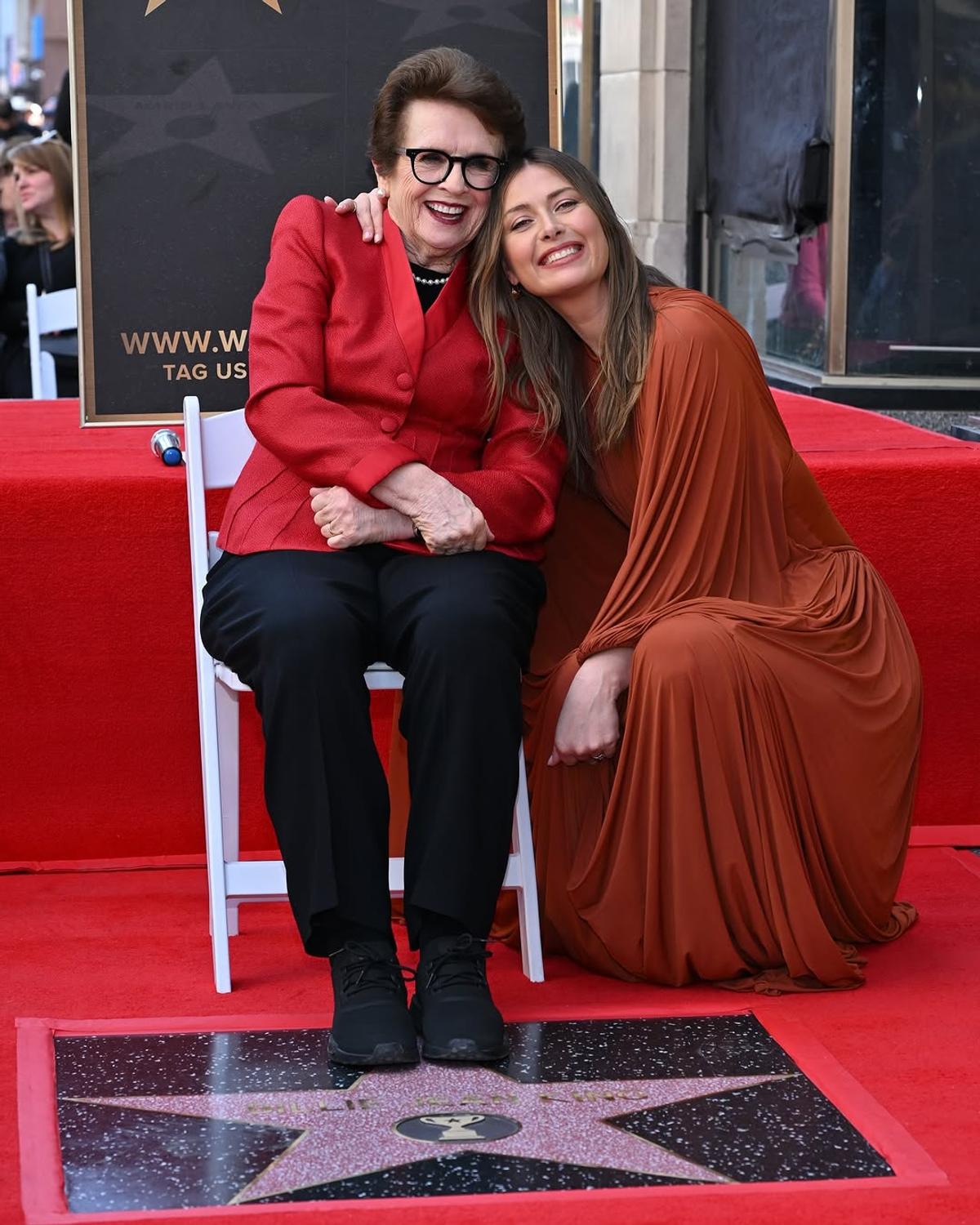 Billie Jean King a primit o stea pe Hollywood Walk of Fame