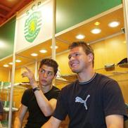 Marius Niculae și Cristiano Ronaldo, pe vremea când erau colegi la Sporting Lisabona