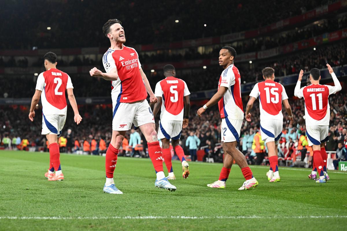 Direct în istorie, cu golurile din Arsenal - Real Madrid » Declan Rice bifează o bornă incredibilă în Liga Campionilor