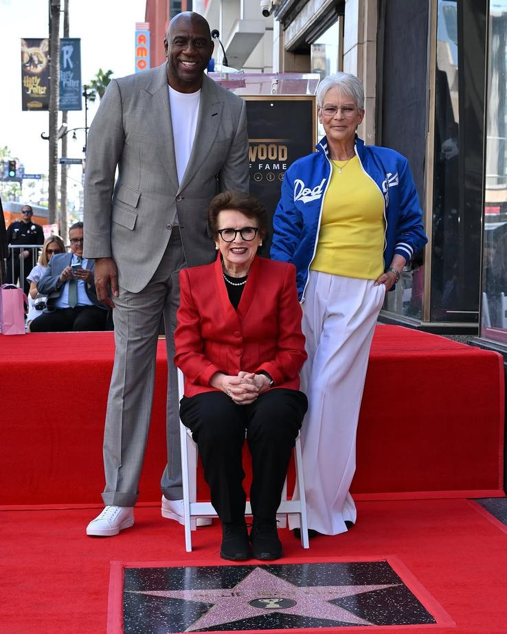 Billie Jean King a primit o stea pe Hollywood Walk of Fame/Foto: Instagram (Billie Jean King)