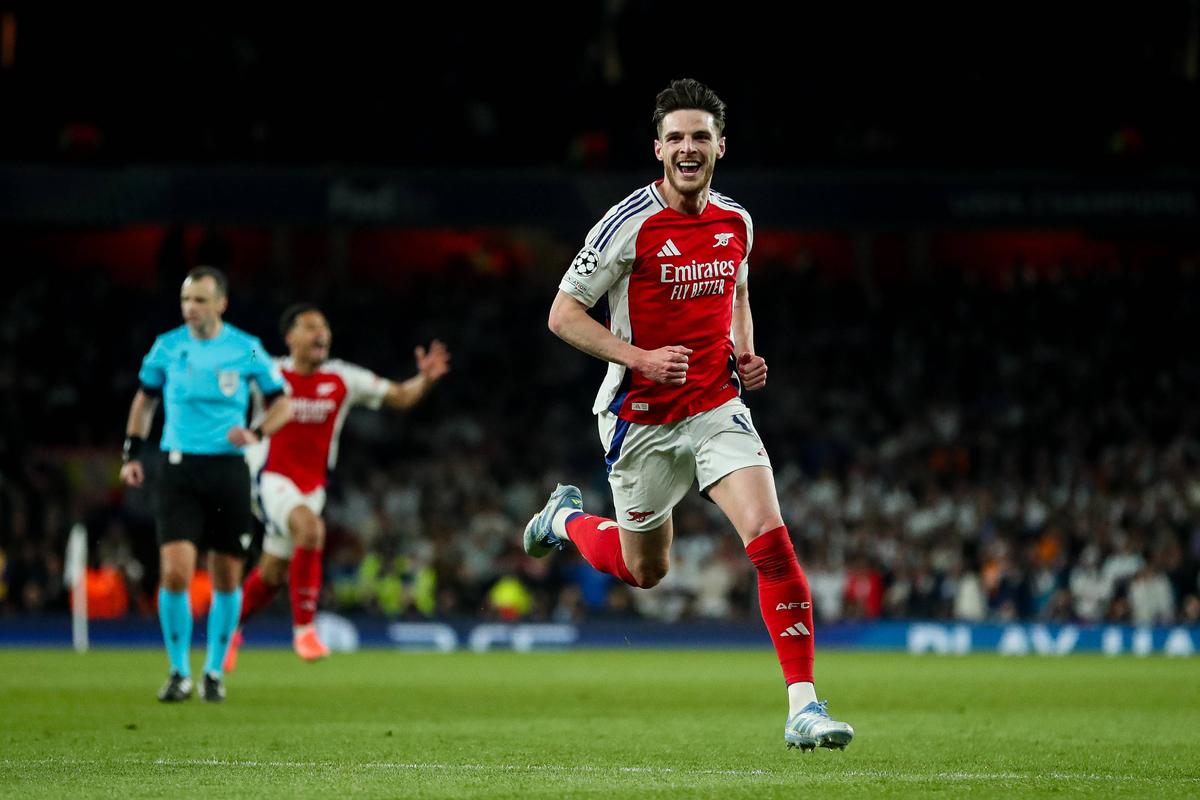 Direct în istorie, cu golurile din Arsenal - Real Madrid » Declan Rice bifează o bornă incredibilă în Liga Campionilor