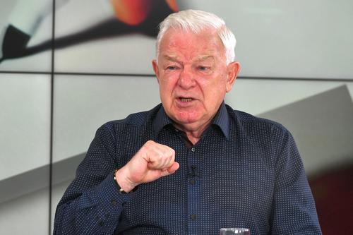 Alexandru Boc, prezent în platoul emisiunii „Prietenii lui Ovidiu”. FOTO: Cristi Preda (GSP.RO)