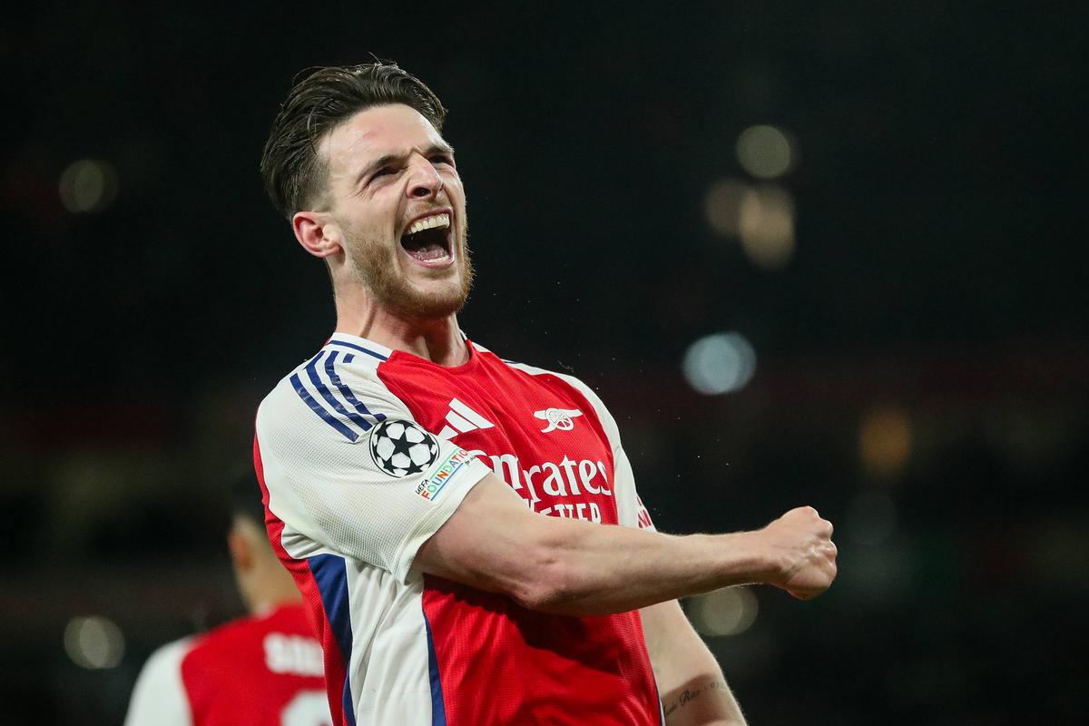 Imaginile care nu s-au văzut la TV în Arsenal – Real Madrid » Indicația de pe bancă ignorată de Declan Rice
