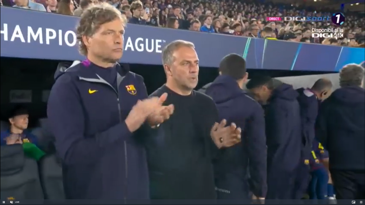 Scene impresionante în UCL la Barcelona și Paris, în memoria lui Mircea Lucescu