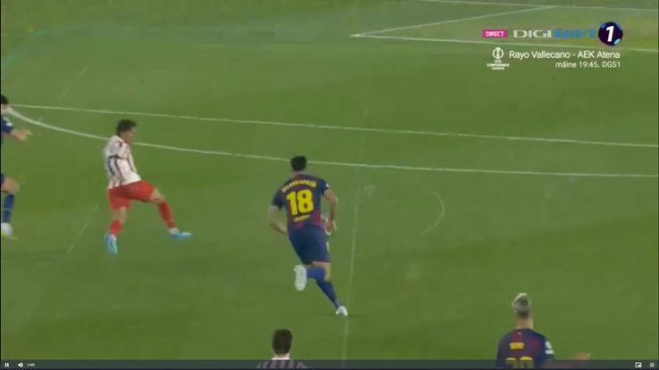 Istvan Kovacs, salvat de VAR în Barcelona - Atletico Madrid, FOTO: captură Digi Sport