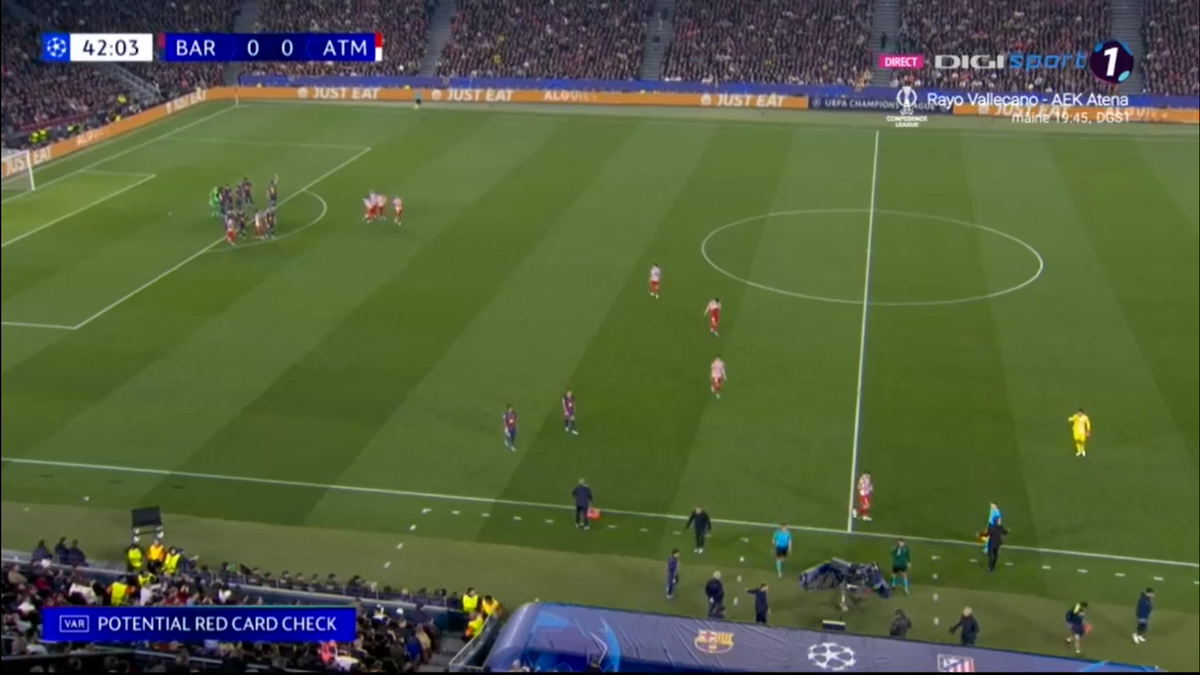 Istvan Kovacs, salvat de VAR în Barcelona - Atletico Madrid