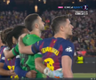 Minut de reculegere în memoria lui Mircea Lucescu la Barcelona - Atletico Madrid FOTO: captură @Digi Sport