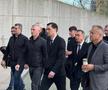 Răzvan Burleanu, Ilie Dumitrescu vizitează sicriul lui Mircea Lucescu, depus pe Arena Națională