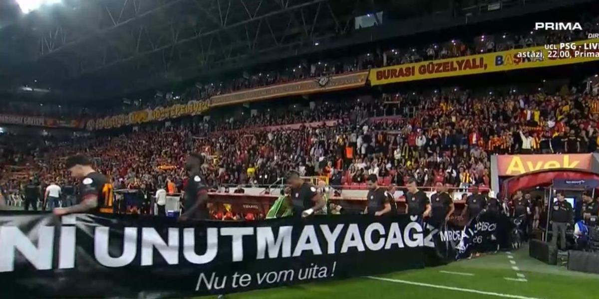 Galatasaray, omagiu pentru Mircea Lucescu la meciul cu Goztepe