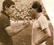 Mircea Lucescu, în timpului meciului cu Italia