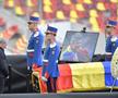 Gică Hagi, Dorin Mateuț, Mircea Rednic la căpătâiul lui Mircea Lucescu