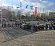 Sicriul cu trupul lui Mircea Lucescu, depus la Arena Națională