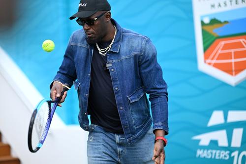 Usain Bolt a pus mână și pe rachetă la Monte Carlo FOTO Imago Images