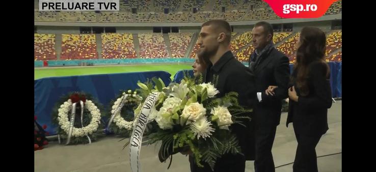 Daniel Bîrligea a depus o coroană de flori